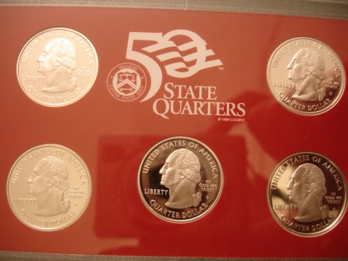 2008 Silver Proof Obverse Quarters