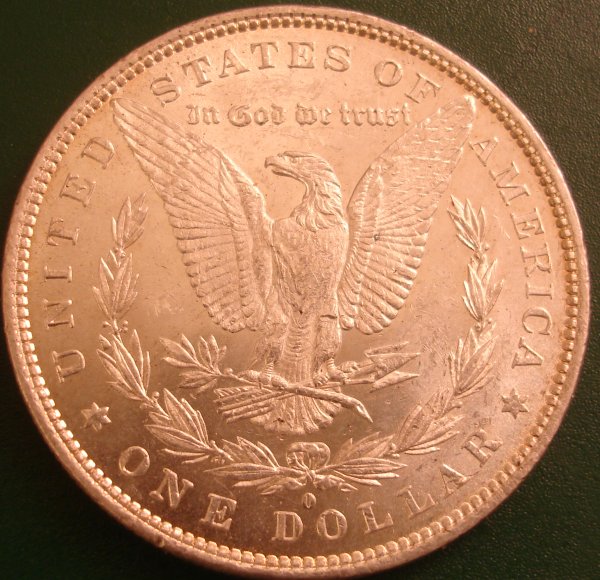 1881 Morgan O reverse