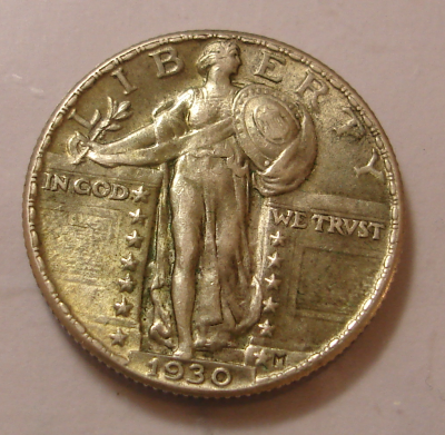 1930 standing Liberty Quarter