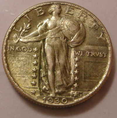 1930 standing Liberty Quarter