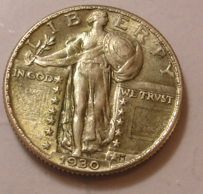 1930 standing Liberty Quarter