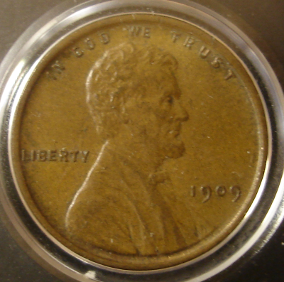 Lincoln 1909 VDB Obverse