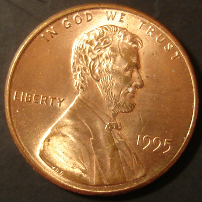 1995 Licoln Cent