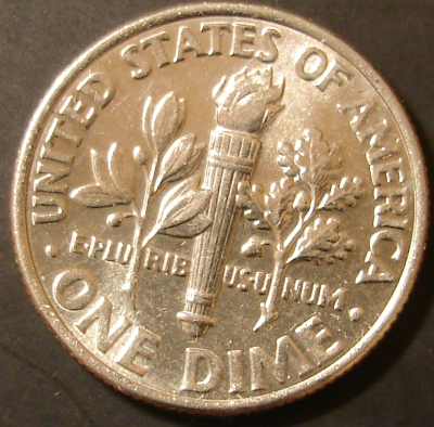 2003 Roosevelt D Dime Reverse