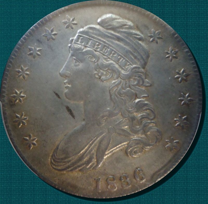 1836 Lettered Edged XF45 in a PCGS slab