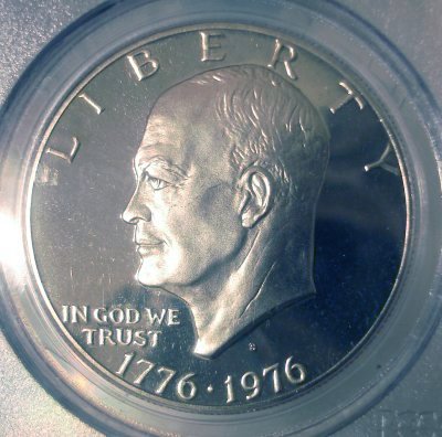 Eisenhower 1976 Obverse S Clad