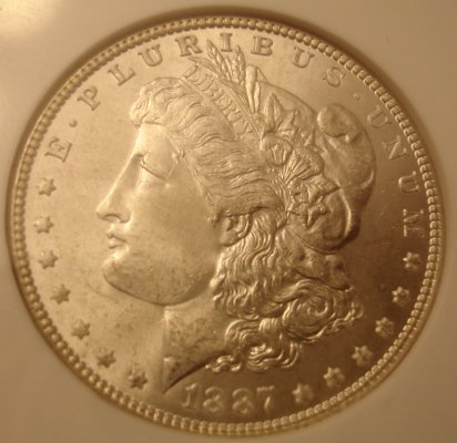 Morgan 1887 Obverse