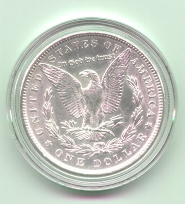 Morgan 1887 Reverse