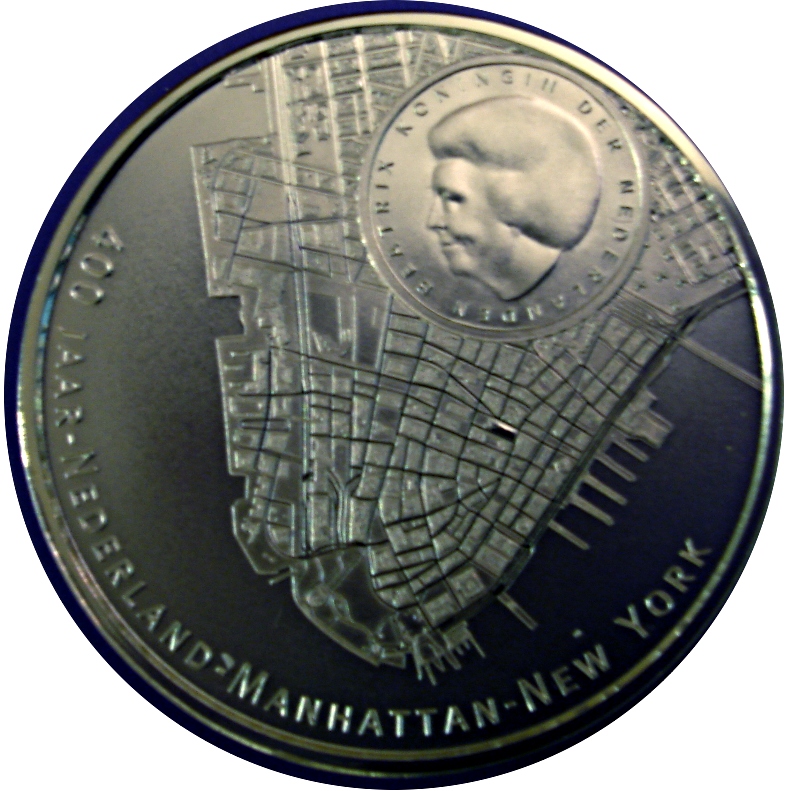 400 Manhattan Coin Reverse