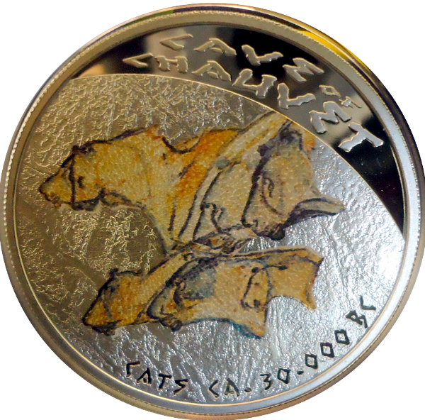 Chauvet Cats Coin Reverse