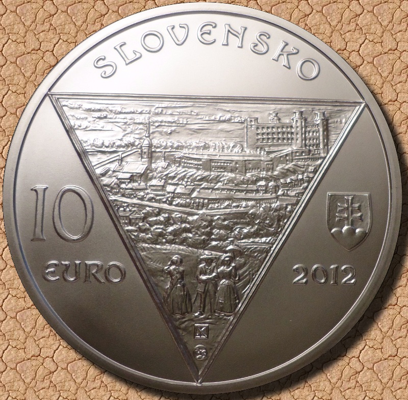 2012 Slovakian 10 Euro Chatam Sofer