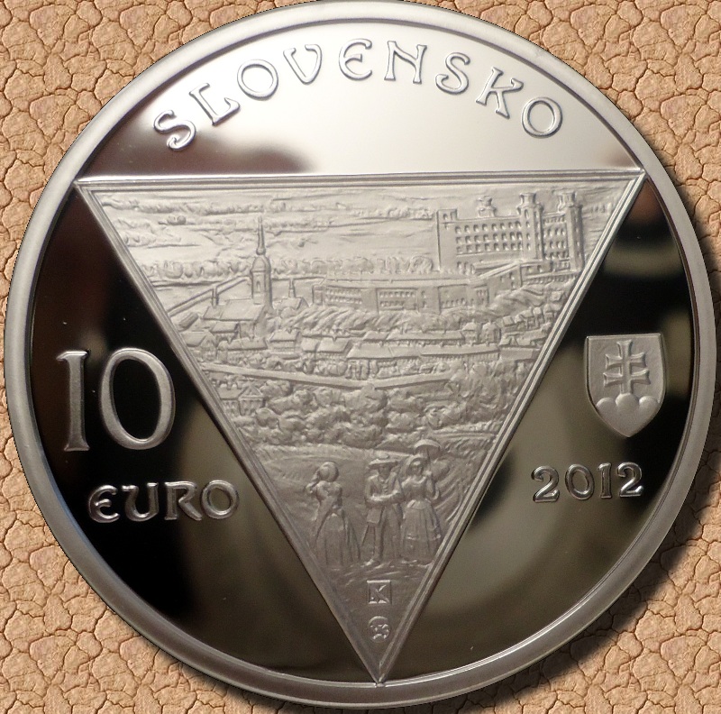 2012 Slovakian 10 Euro Chatam Sofer