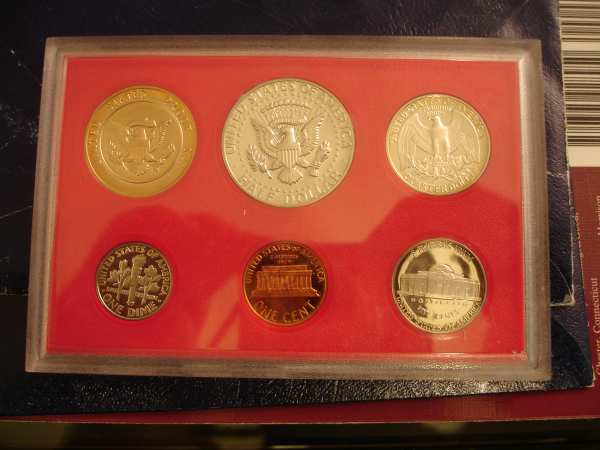 1982 Proof Set Reverse