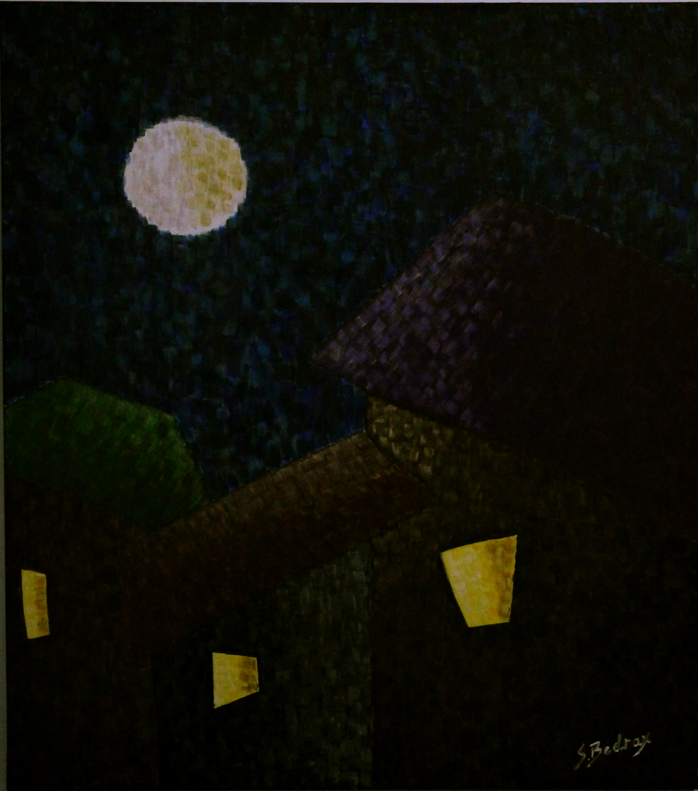 Susie Bedrax - The Village at Night