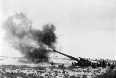 16 Inch Gun being Fired