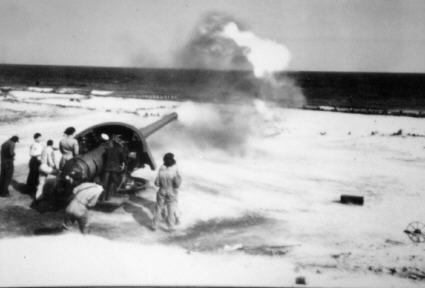 M1900 Gun Firing at Battery Kessler