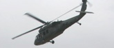 A blackhawk helicopter in Iraq